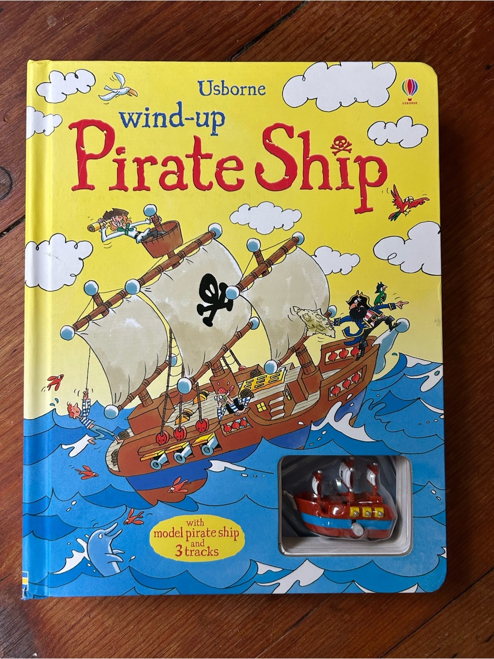 Usborne Wind-Up Pirate Ship book & figure